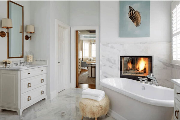 Blazing Elegance: Bathroom Fireplace Ideas That Will Ignite Your Imagination