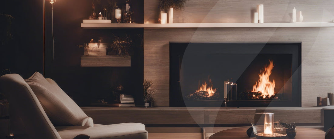 Black Fireplace fireplace showroom banner