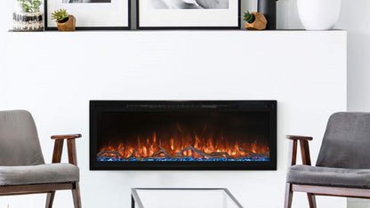 Modern Flames Spectrum Slimline Wall Mount/Recessed Electric Fireplace 5,000 BTU