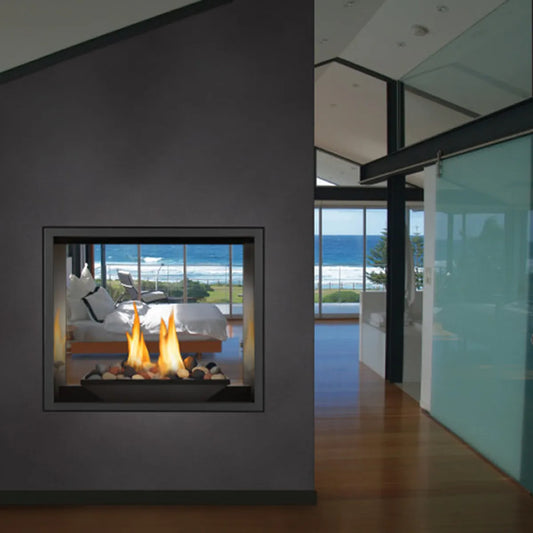 Napoleon High Definition 54" HD81 See-Thru Direct Vent Gas Fireplace 60,000 BTU