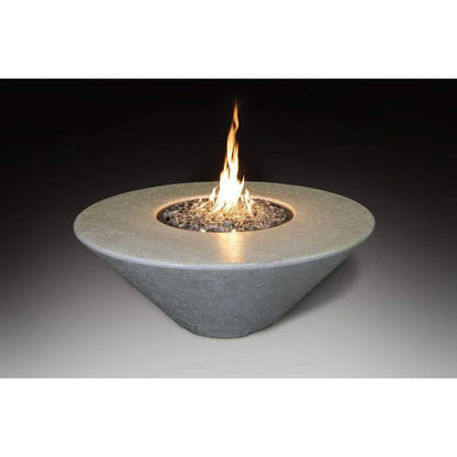 Athena Olympus 48" Round Concrete Gas Fire Pit Table 65,000 BTU