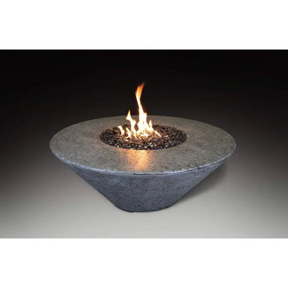 Athena Olympus 48" Round Concrete Gas Fire Pit Table 65,000 BTU