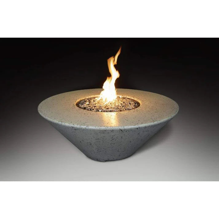 Athena Olympus 48" Round Concrete Gas Fire Pit Table 65,000 BTU