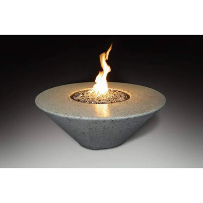 Athena Olympus 48" Round Concrete Gas Fire Pit Table 65,000 BTU