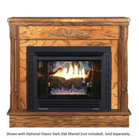Buck Stove 34" Model 34 Contemporary Vent Free Gas Stove Insert with Blower 33,000 BTU