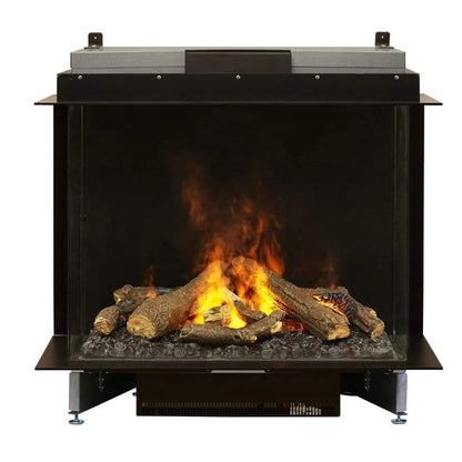 Faber e-MatriX 39" Three-Sided Bay View Built-in Electric Fireplace