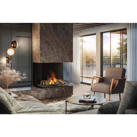 Faber e-MatriX 39" Three-Sided Bay View Built-in Electric Fireplace