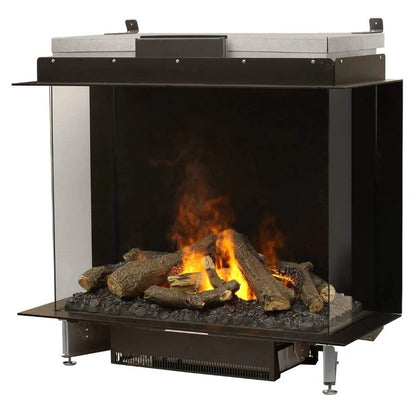 Faber e-MatriX 39" Three-Sided Bay View Built-in Electric Fireplace