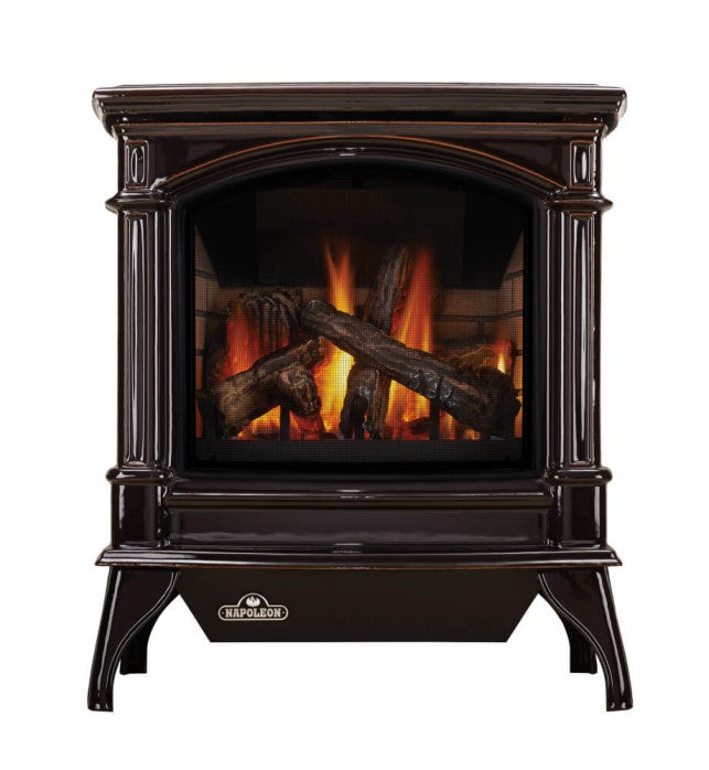 Napoleon Knightsbridge 27" GDS60 Brown Direct Vent Cast Iron Gas Stove 35,000 BTU