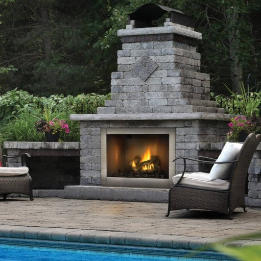 Napoleon Riverside 42" Clean Face Outdoor Gas Fireplace 65,000 BTU