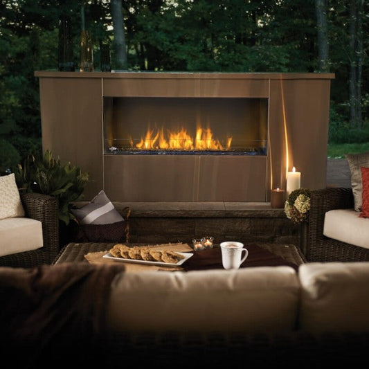 Napoleon Galaxy 51" Single Sided Outdoor Linear Vent Free Gas Fireplace 55,000 BTU