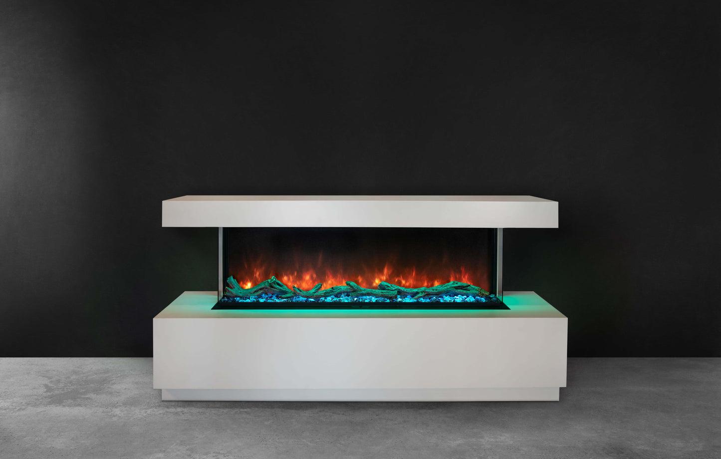 Modern Flames 80" Landscape Pro Multi-Sided Built In Electric Fireplace