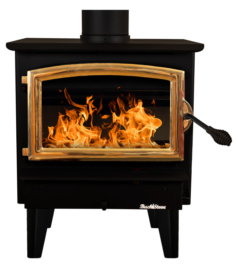 Buck Stove 22" Model 21 Non-Catalytic Wood Burning Stove with Door 28,900 BTU