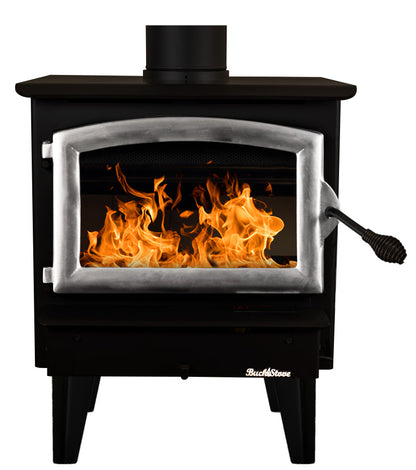 Buck Stove 22" Model 21 Non-Catalytic Wood Burning Stove with Door 28,900 BTU