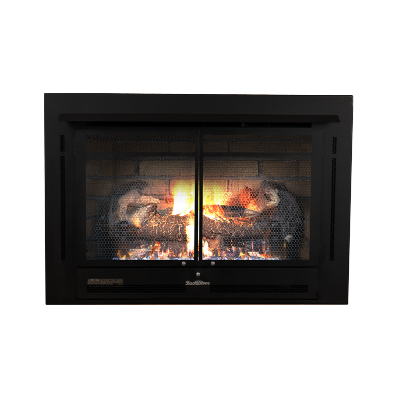 Buck Stove 38" Model 34 Manhattan Vent Free Gas Stove 33,000 BTU