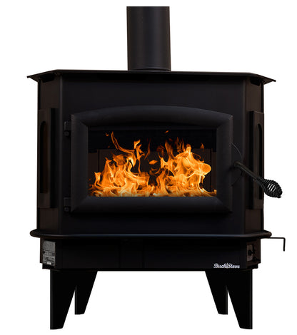 Buck Stove 30" Model 81 Non-Catalytic Wood Burning Stove with Door and Blower 59,500 BTU