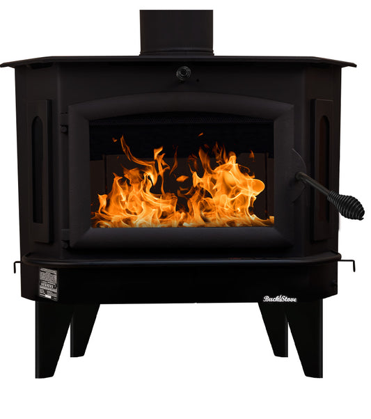 Buck Stove 34" Model 91 Catalytic Wood Stove With Door and Blower 62,745 BTU