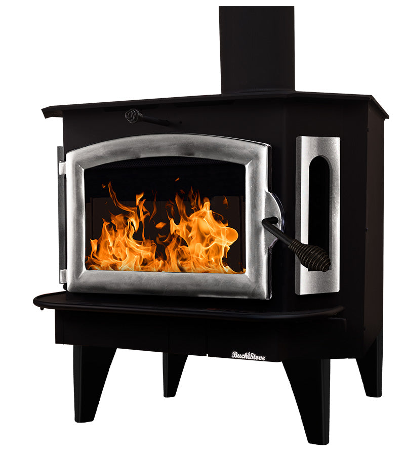 Buck Stove 34" Model 91 Catalytic Wood Stove With Door and Blower 62,745 BTU