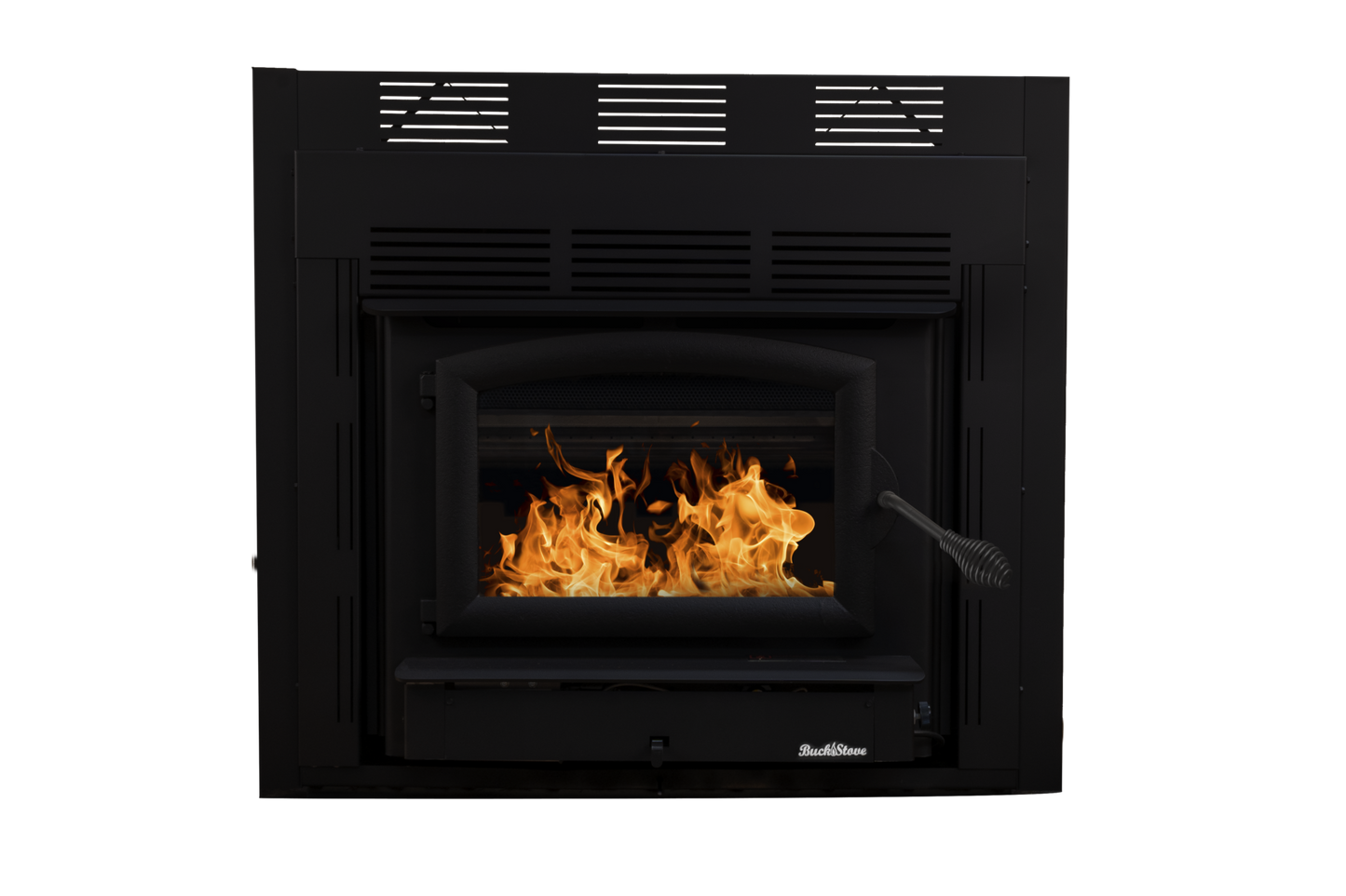 Buck Stove 38" Model 74ZC Zero Clearance Non-Catalytic Wood Burning Stove with Door 52,400 btu