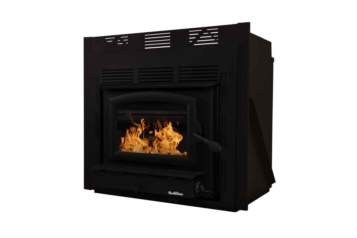 Buck Stove 38" Model 74ZC Zero Clearance Non-Catalytic Wood Burning Stove with Door 52,400 btu