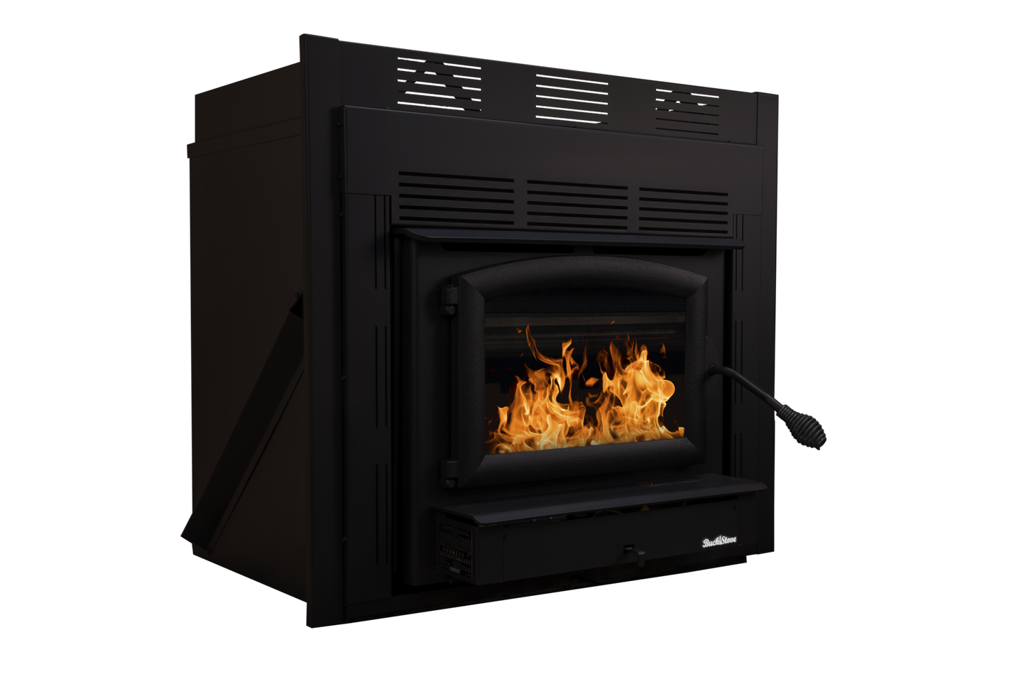 Buck Stove 38" Model 74ZC Zero Clearance Non-Catalytic Wood Burning Stove with Door 52,400 btu