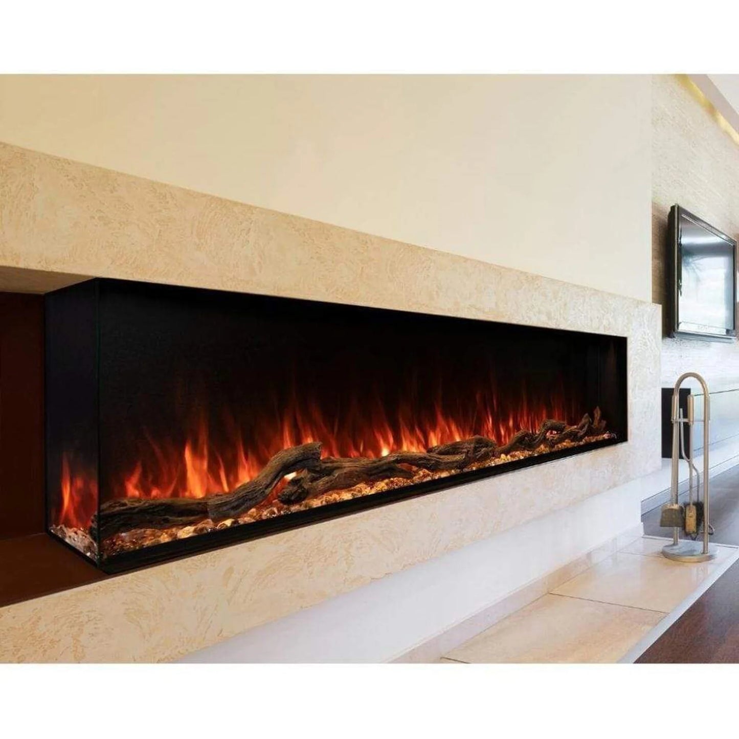 Modern Flames 80" Landscape Pro Multi-Sided Built In Electric Fireplace