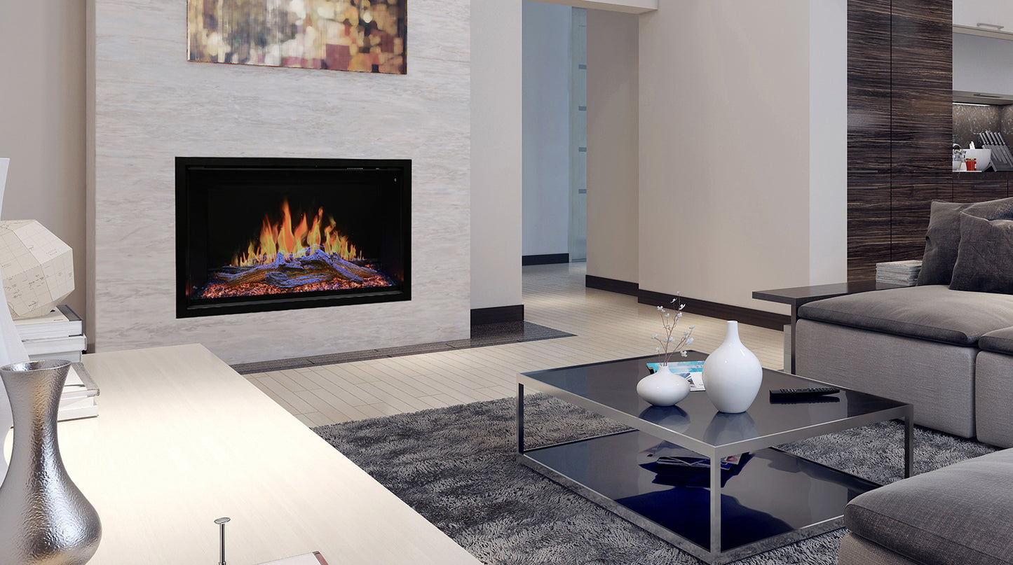 Modern Flames Orion 36" Traditional Virtual Built-in Electric Fireplace Insert 5,000 BTU