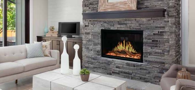 Modern Flames Orion 26" Traditional Virtual Built-in Electric Fireplace Insert 5,000 BTU