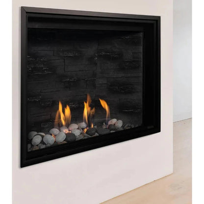 Montigo DelRay 42" Basic Single Sided Direct Vent Square Gas Fireplace 32,500 BTU