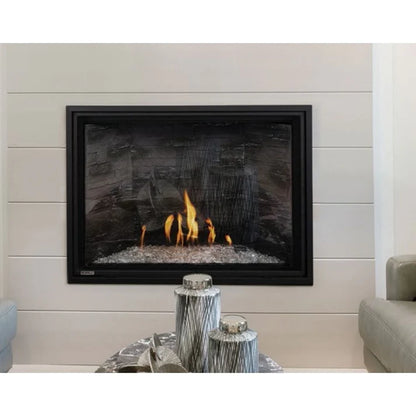 Montigo DelRay 42" Full Load Single-Sided Direct Vent Square Gas Fireplace 32,500 BTU