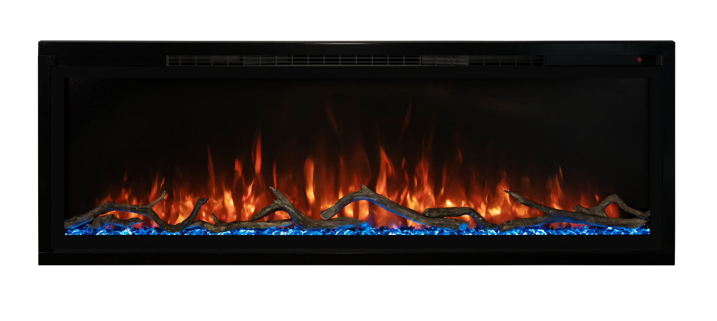 Modern Flames Spectrum Slimline Wall Mount/Recessed Electric Fireplace 5,000 BTU