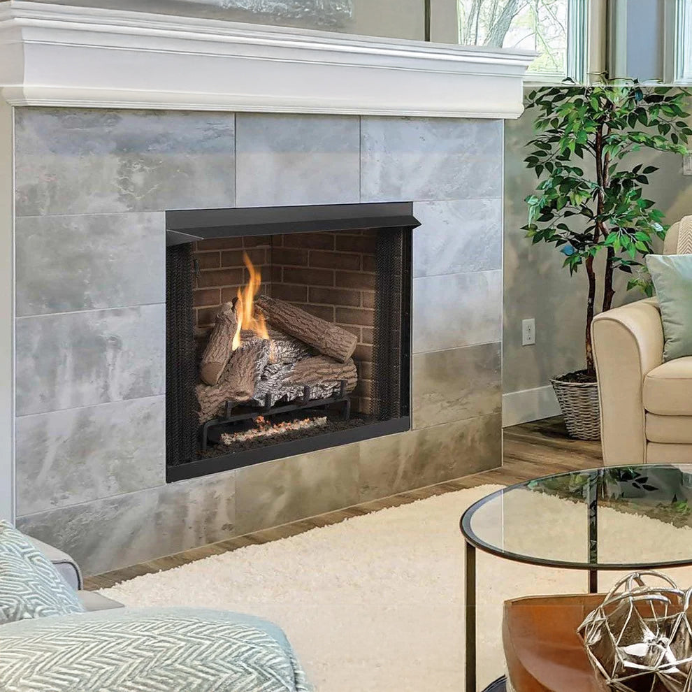 Superior VRT3100 Vent-Free Gas Firebox – Back Bay Brown Fiber Liners 40,000 BTU