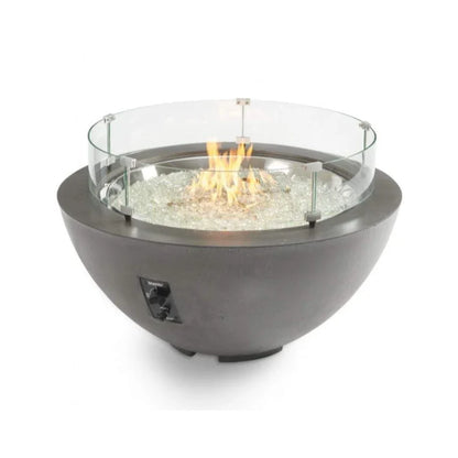 The Outdoor Greatroom 42" Cove Round Gas Fire Pit Bowl 90,000 BTU