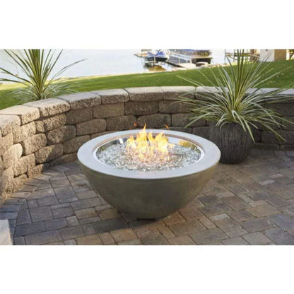 The Outdoor Greatroom 42" Cove Round Gas Fire Pit Bowl 90,000 BTU