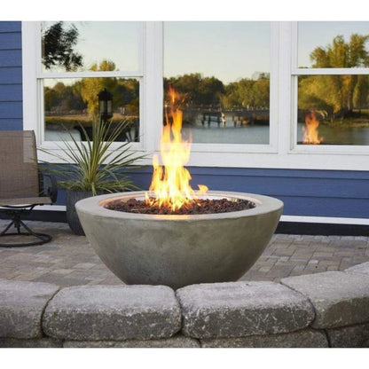 The Outdoor Greatroom 42" Cove Round Gas Fire Pit Bowl 90,000 BTU