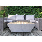 Athena Olympus 72" Rectangular Linear Gas Fire Pit Table 65,000 BTU