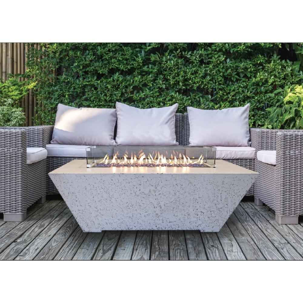 Athena Olympus 72" Rectangular Linear Gas Fire Pit Table 65,000 BTU