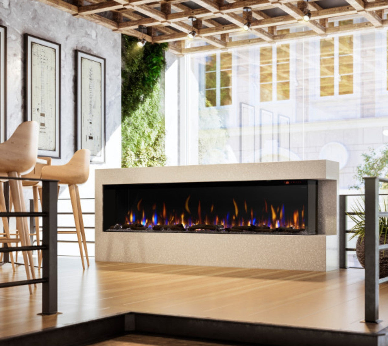 Dimplex Ignite XL Bold 88" Linear Electric Fireplace 8,530 BTU