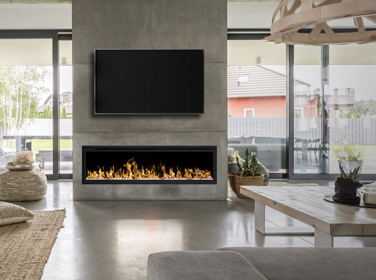 Modern Flames 76" Orion Multi Heliovision Electric Fireplace 10,000 BTU