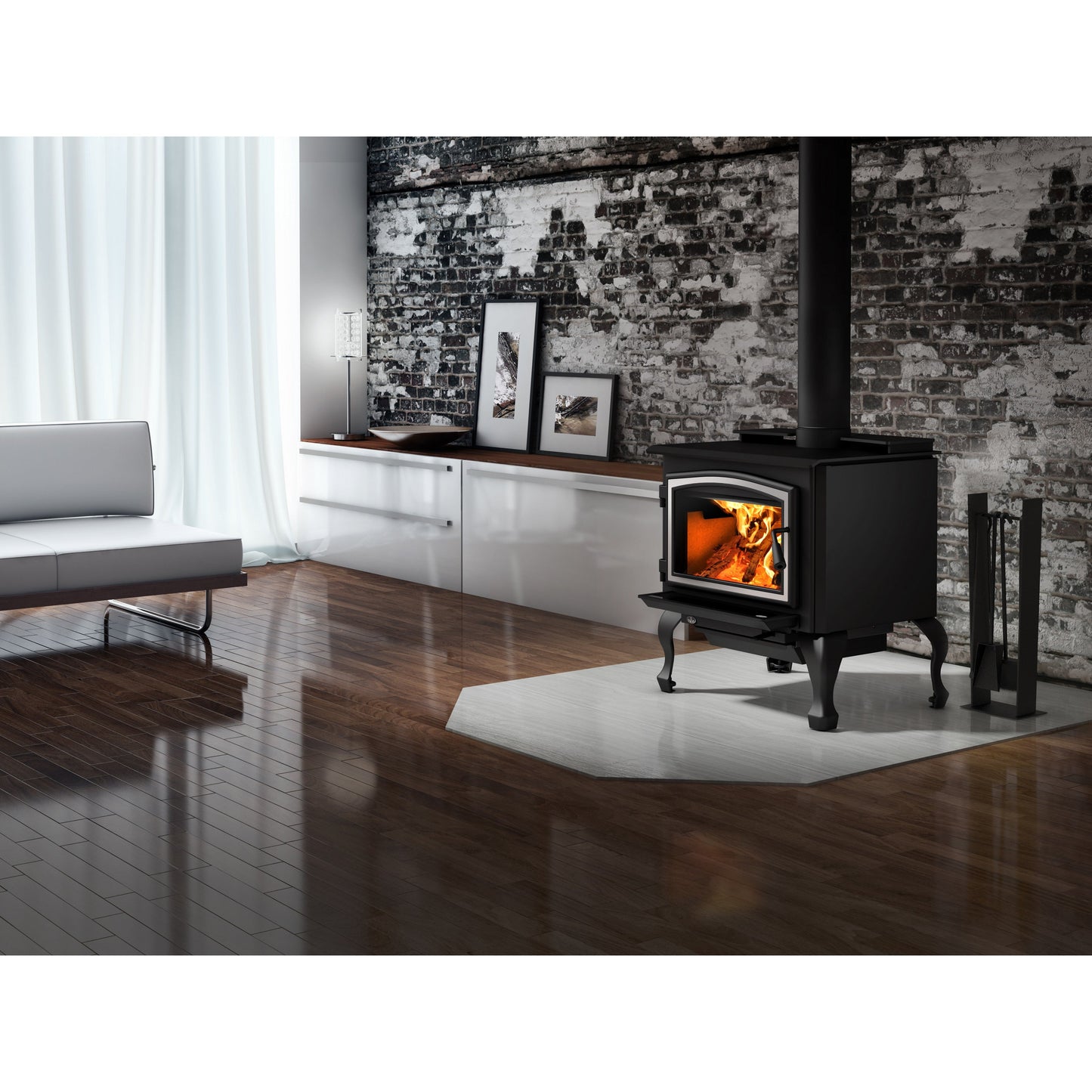 Osburn 2000 Wood Burning 27" Stove with Blower 75,000 BTU