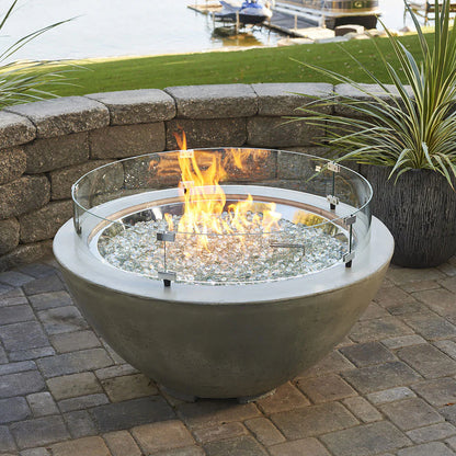 The Outdoor Greatroom 42" Cove Round Gas Fire Pit Bowl 90,000 BTU