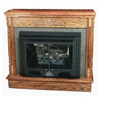 Buck Stove 34" Model 34 Contemporary Vent Free Gas Stove Insert with Blower 33,000 BTU