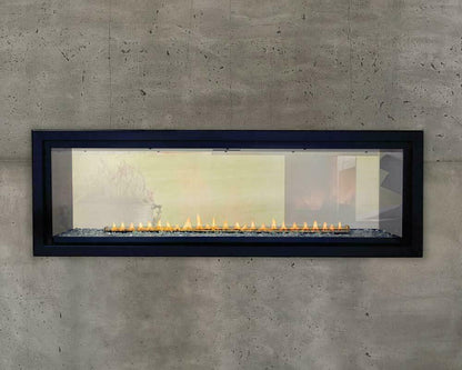 Empire Boulevard 48" Vent Free See-Through Linear Fireplace 36,000 BTU