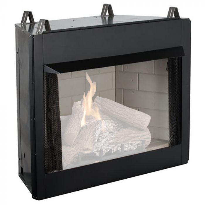 Superior VRT3100 Vent-Free Gas Firebox – White Stacked Liners 40,000 BTU